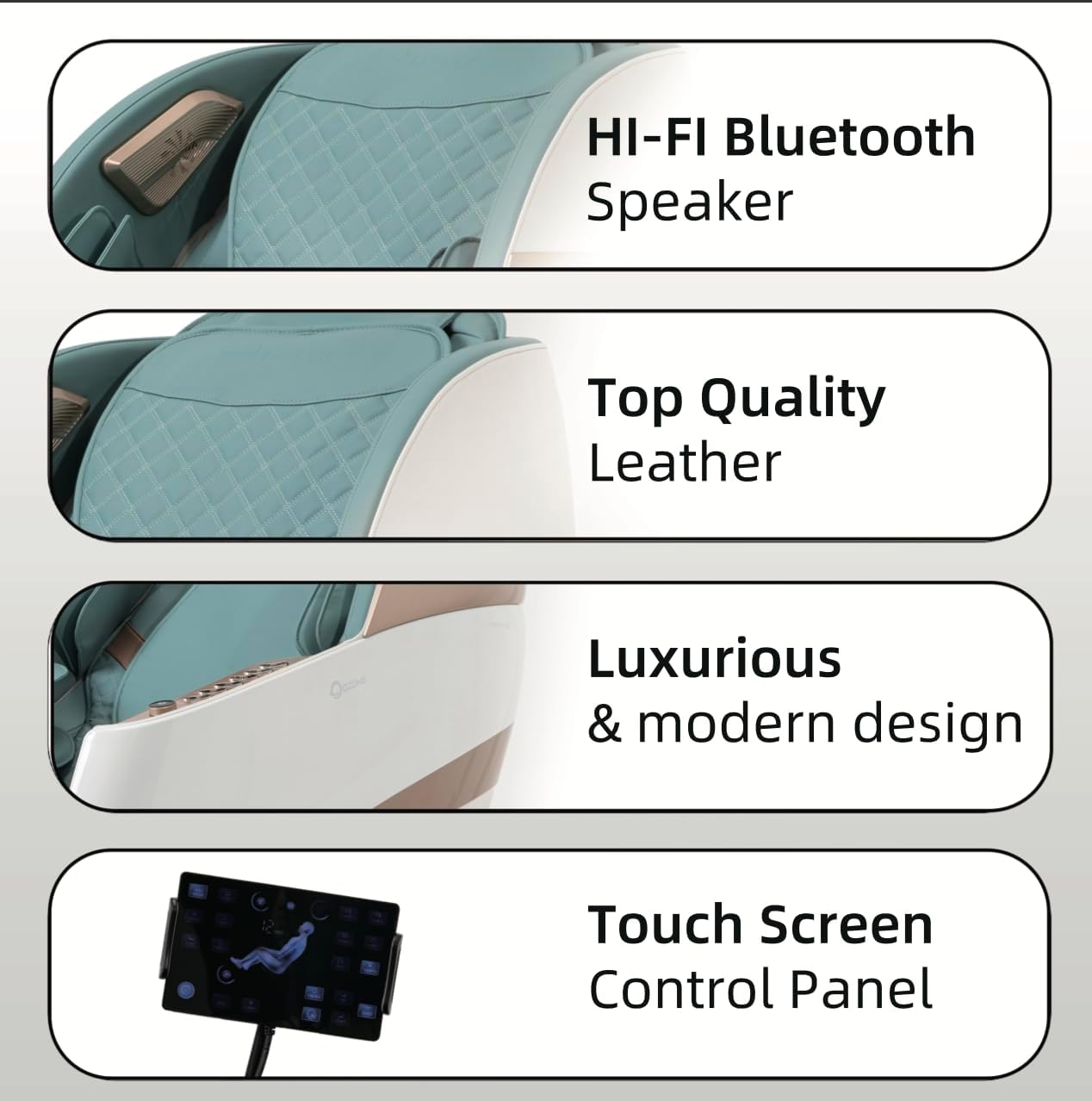 OZONE 4D BlueNova Zero Gravity Massage Chair