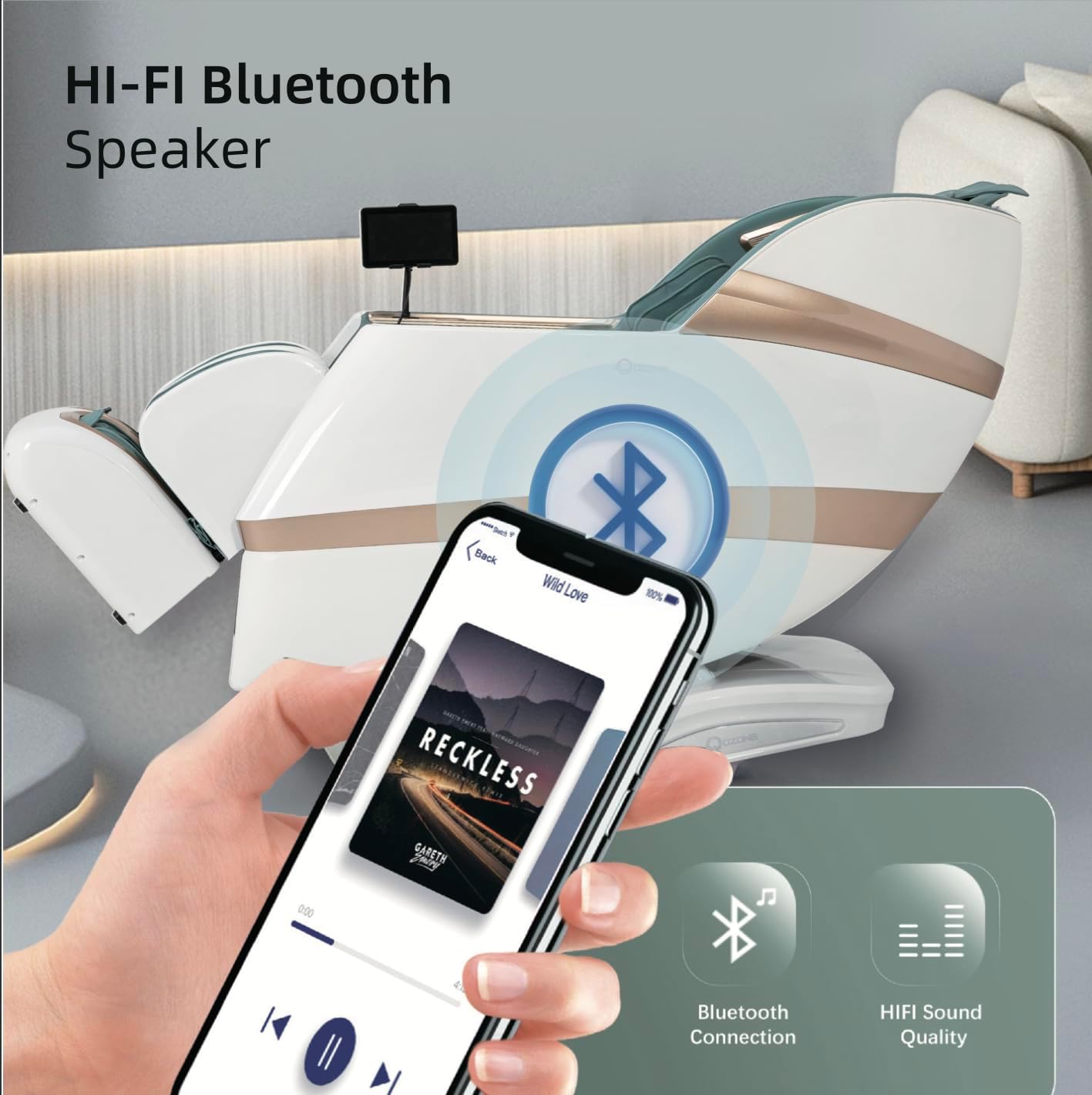 OZONE 4D BlueNova Zero Gravity Massage Chair