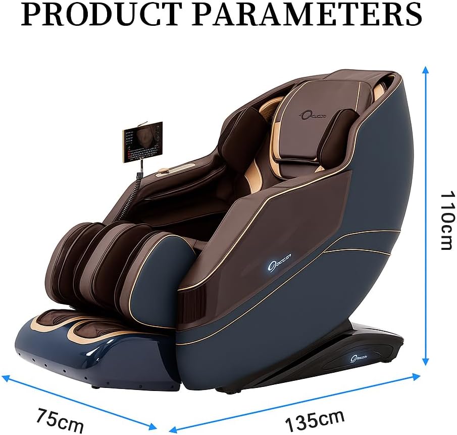 OZONE 4D Royal Vintage Full Body Massage Chair OZ-7 [BROWN]