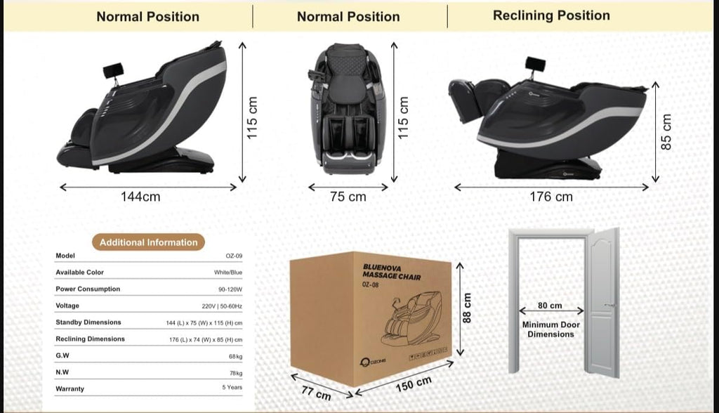 OZONE Royal Titan Massage Chair