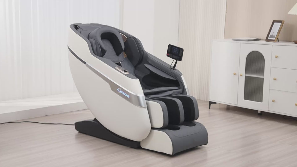 OZONE (5 Years Warranty) 4D Iyasu Full Body Massage Chair OZ-3 [WHITE]